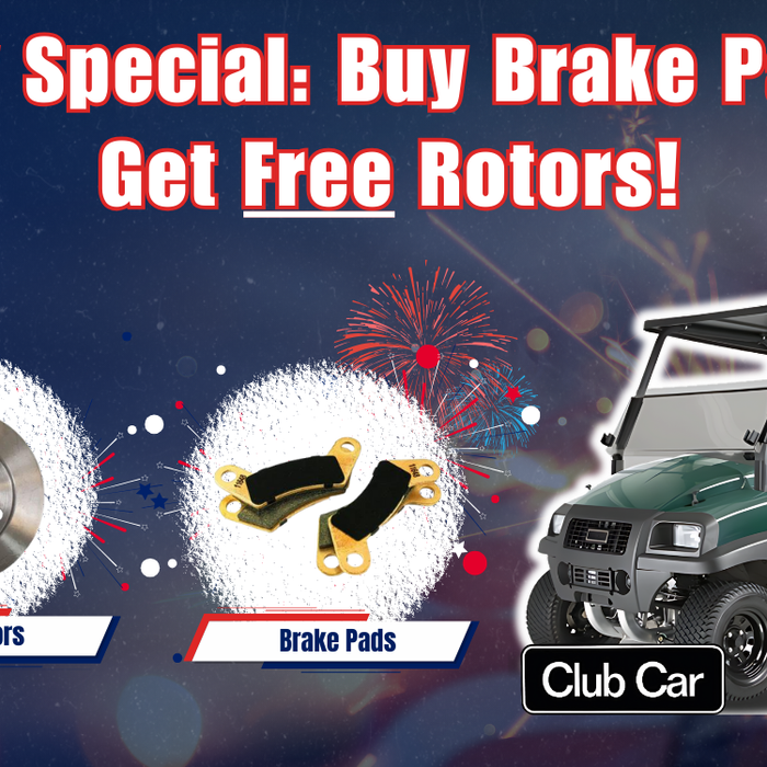 July Special: Buy Brake Pads, Get Free Rotors