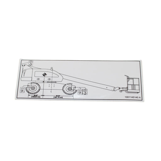 1001145140 - DECAL, LIFT DIAGRAM