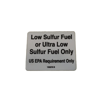 1332787 - DECAL, LW/ULTRA LW SULFUR FUEL