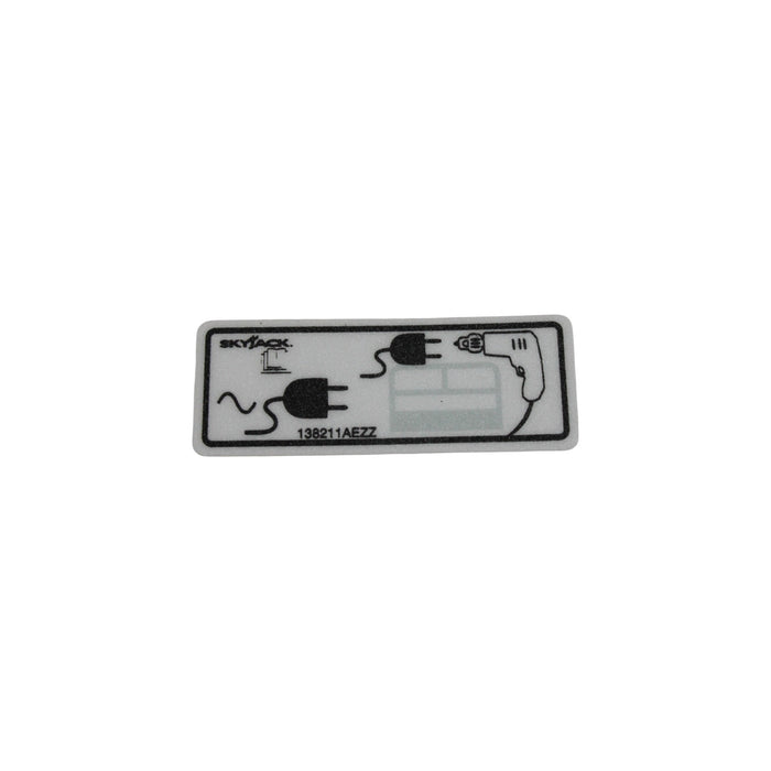 138211-OEM - LABEL, VL, CONNECT AC SUPPLY P