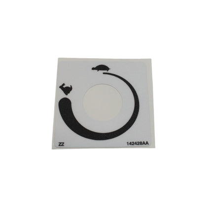 142428-OEM - LABEL, BOOM ROTARY POTENTIOMET