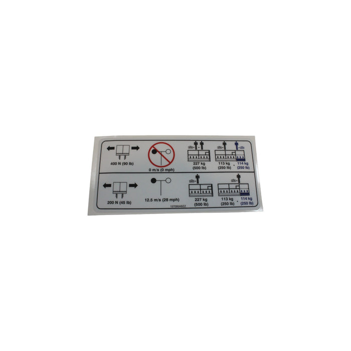 157095-OEM - LABEL, VL, PLAT. CAPACITY 500
