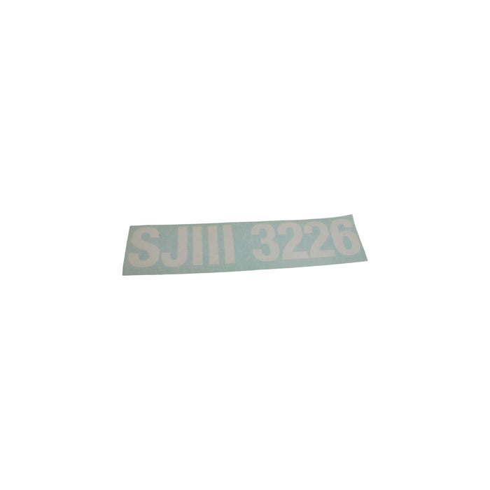 159535-OEM - LABEL, SJIII 3226 (WHITE)