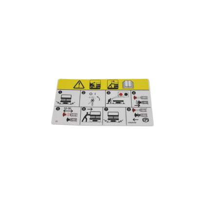 159595-OEM - LABEL, VL, TOWING PUSHING PROC