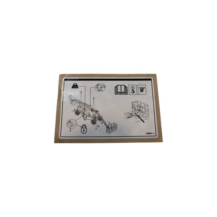 160683GN - DECAL, TRANSPORT DIAGRAM