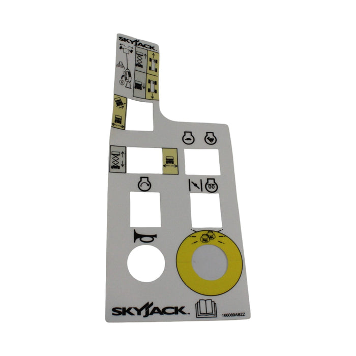 166089-OEM - LABEL, UV, CONTROL BOX TOP 68R