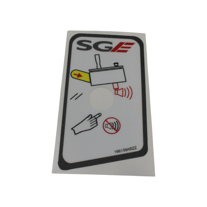 166139-OEM - LABEL, VL, SECONDARY GUARDING