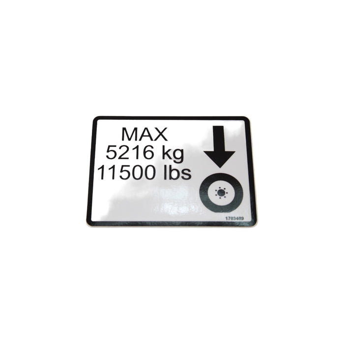 1703469 - DECAL, MAX TIRE LOAD