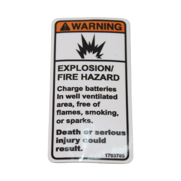 1703785 - DECAL, WARNING EXPLOSION