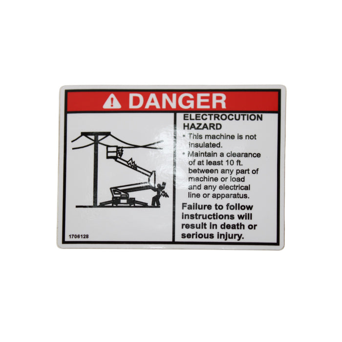 1706128 - DECAL, DANGER ELECTROCUTION