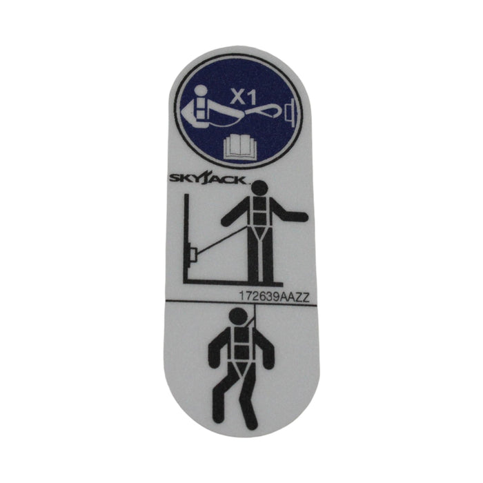 172639-OEM - LABEL, VL, HARNESS ANCHORAGE