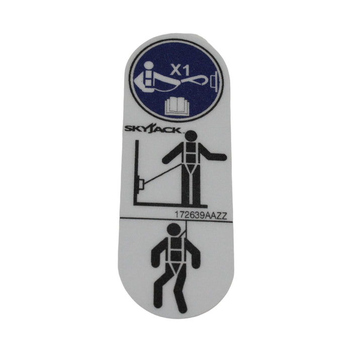 172639-OEM - LABEL, VL, HARNESS ANCHORAGE