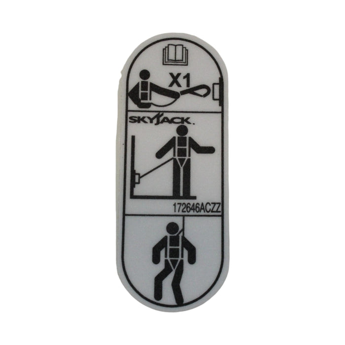 172646-OEM - LBL HARNESS ANCHOR ANSI/AS/KC