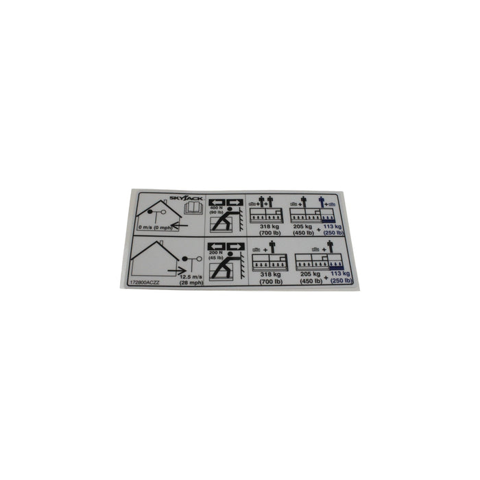 172800-OEM - LBL, VL, PLAT CAP 700 (450/250