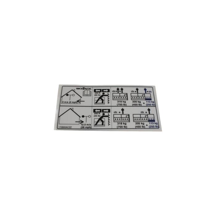 172800-OEM - LBL, VL, PLAT CAP 700 (450/250