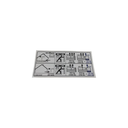 172881-OEM - PLATFORM CAPACITY LABEL