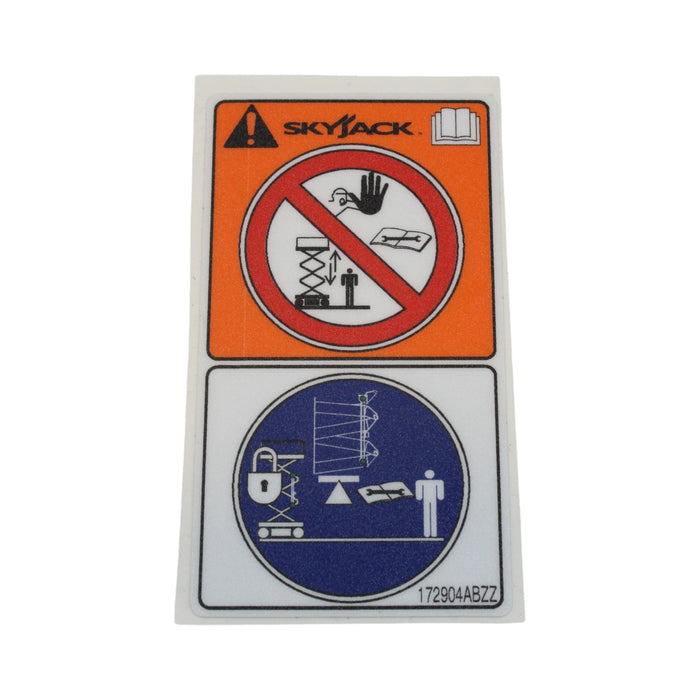 172904-OEM - LABEL, DEPLOY MAINTENANCE BAR