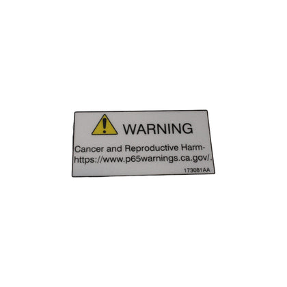 173081-OEM - LABEL, VL,  PROP 65