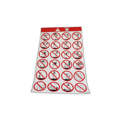 173235-OEM - LBL, VL, WARNING HAZARDS - MAS
