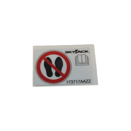 173717-OEM - LBL, VL, DO NOT WALK OR STAND