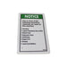 1DC41501 - DECAL, WARNING HAZARDOUS MAT