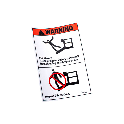 1DC41505 - DECAL, WARNING FALL HAZARD