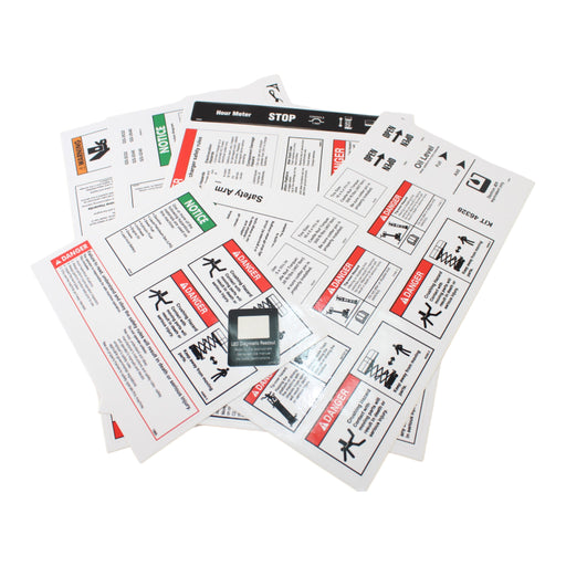 1DC41623 - DECAL KIT, SAFETY/INSTR