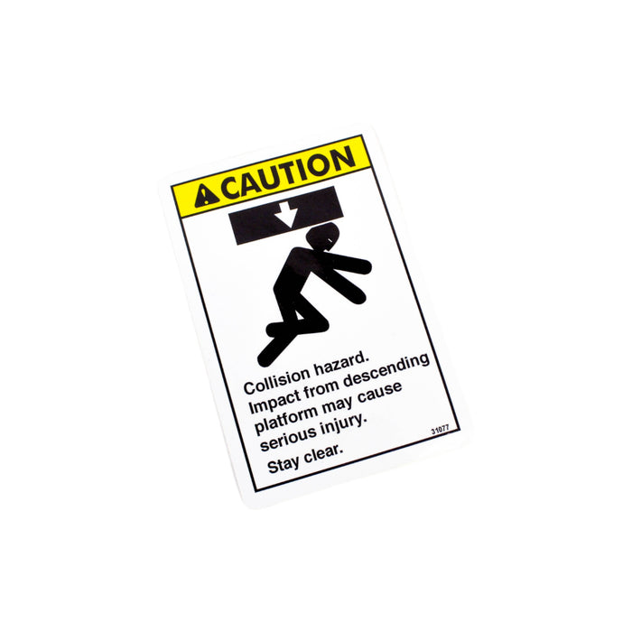 1DC46001 - DECAL, CRUSHING HAZARD