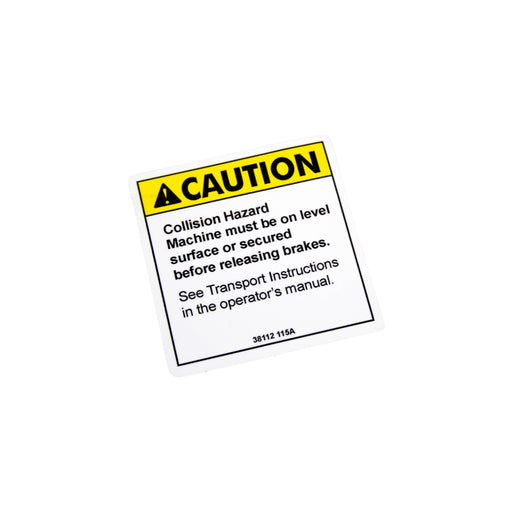 1DC46619 - DECAL, CAUTION BRAKE RELEASE