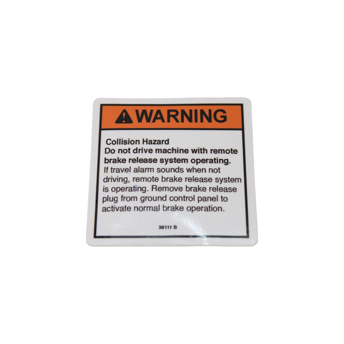 1DC46664 - DECAL, WARNING BRK. REL.