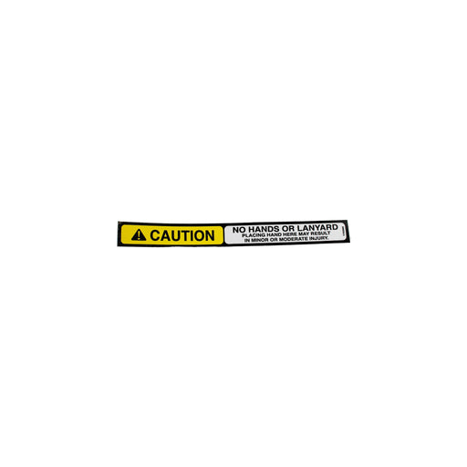 1DC47726 - DECAL, NO HANDS OR LANYARD