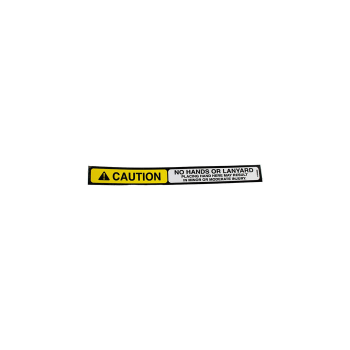 1DC47726 - DECAL, NO HANDS OR LANYARD