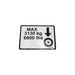 1DC54005 - DECAL, MAX TIRE LOAD