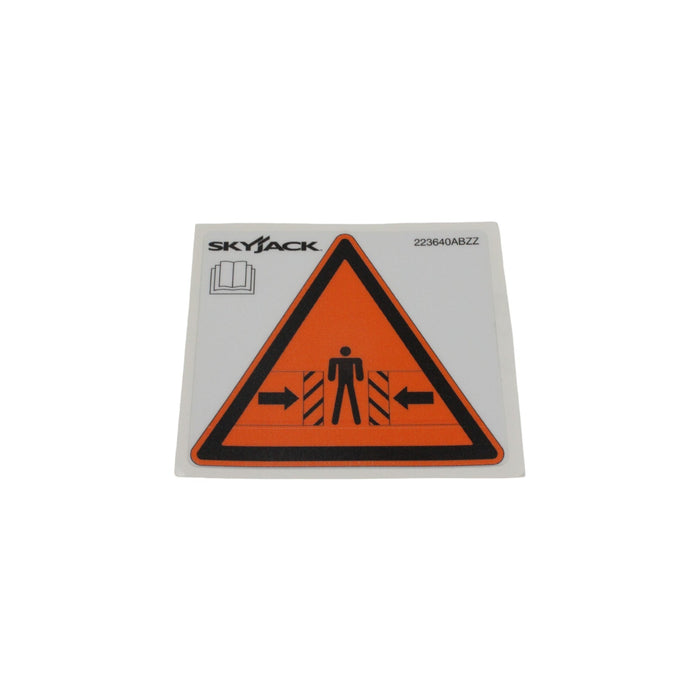 223640-OEM - LBL, VL, WARNING BODY CRUSH PI