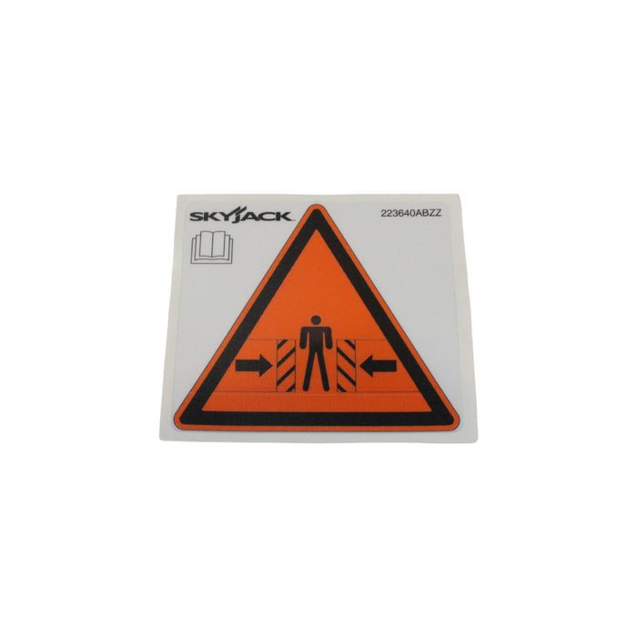 223640-OEM - LBL, VL, WARNING BODY CRUSH PI