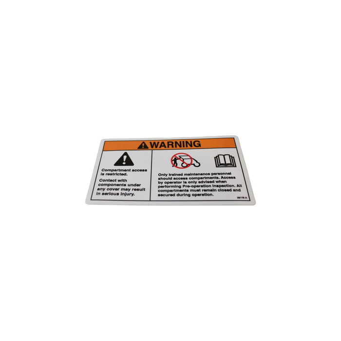 28175GN - DECAL, WARNING COMPART ACCESS