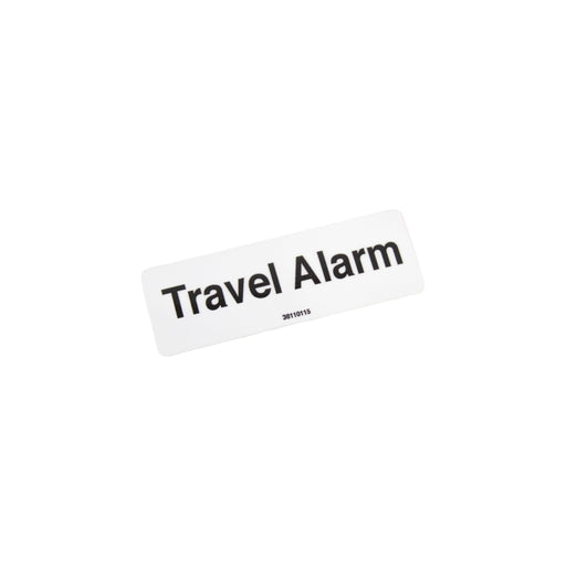 38110GN - DECAL, TRAVEL ALARM