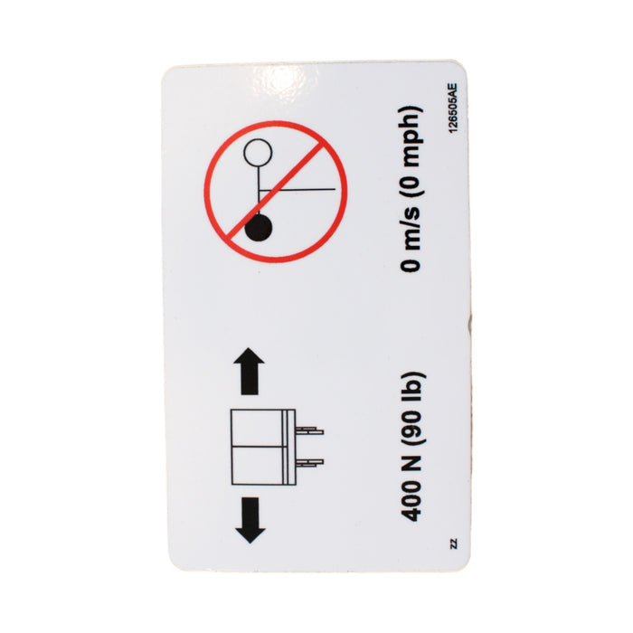 1DC75336 - DECAL, SIDE FORCE/NO WIND