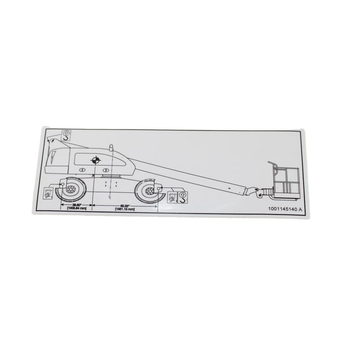 1001145140 - DECAL-LIFT DIAGRAM