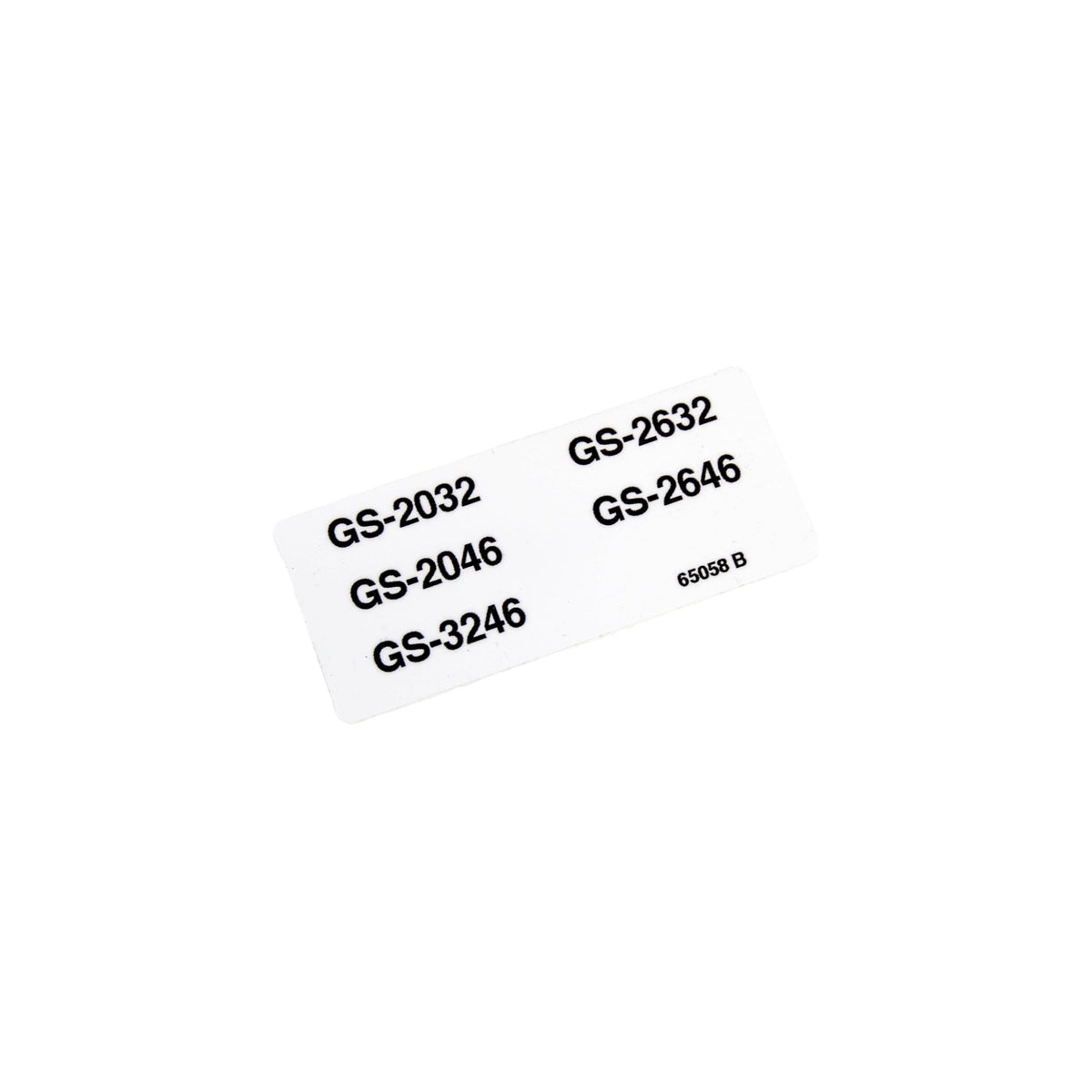 Rsw Sticker GENIE 65058GN - DECAL, GS32/46 | RSW Parts