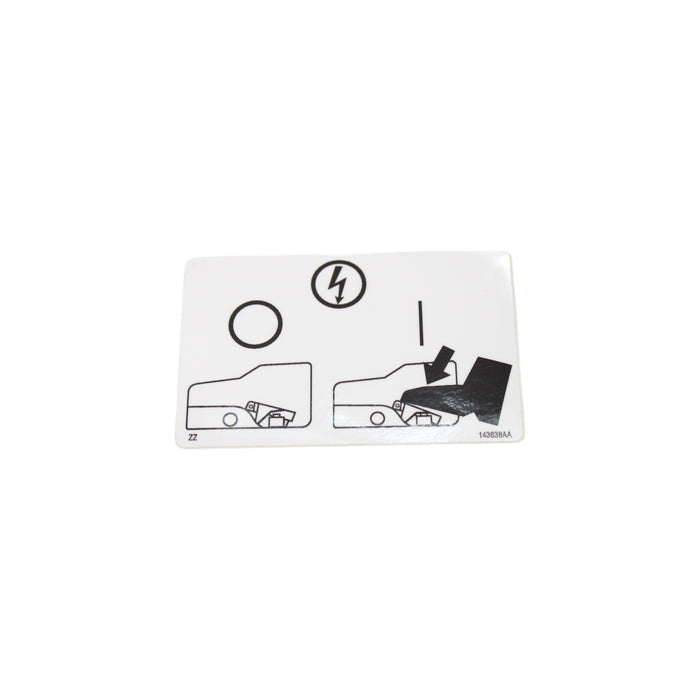 143638 - DECAL, FOOTSWITH ENABLE ON/OFF