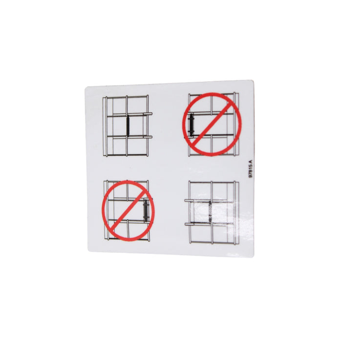 1DC43182 - DECAL, LOWER MIDRAIL