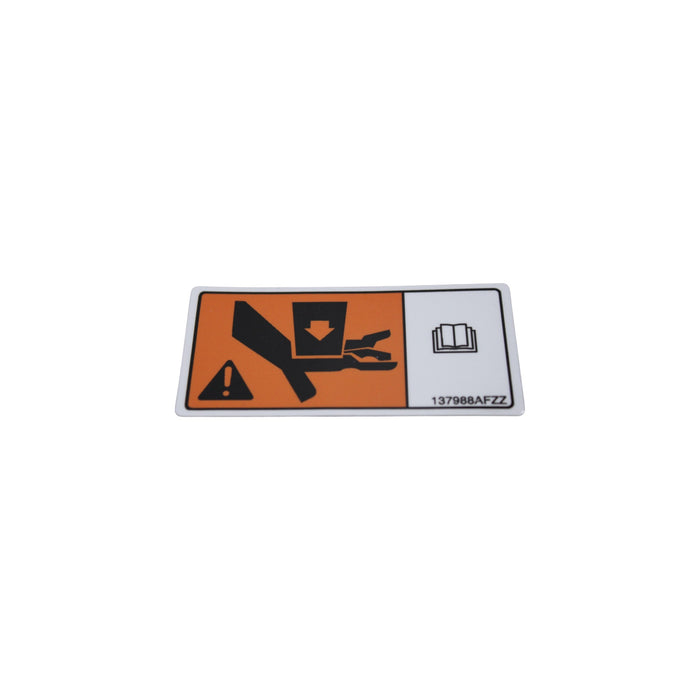 137988 - DECAL, CRUSHING HAZARD