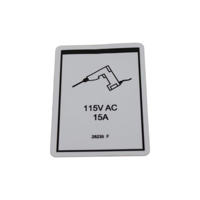 28235GN - DECAL, POWER TO PLATFORM S60