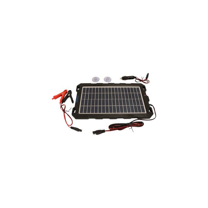POWOXI - CHARGER, 7.5W SOLAR BATTERY TRICKLE CHARGER MAINTAINER