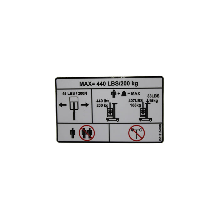1001213488 - DECAL-CAPACITY