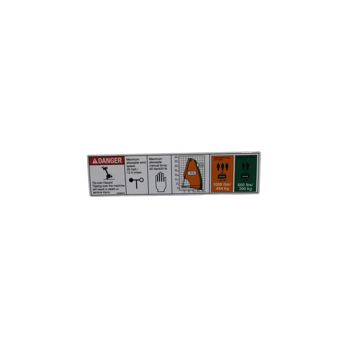 1275296GT - DECAL - INST PLAT CAP SX125