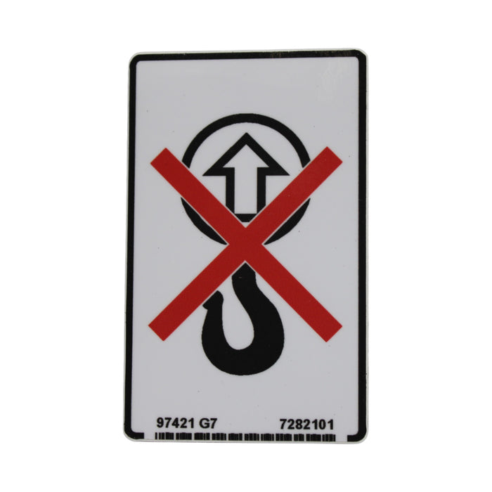 7282101 - DECAL, LIFT NO