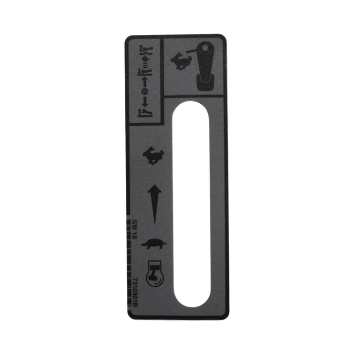 7310301 - DECAL THROTTLE