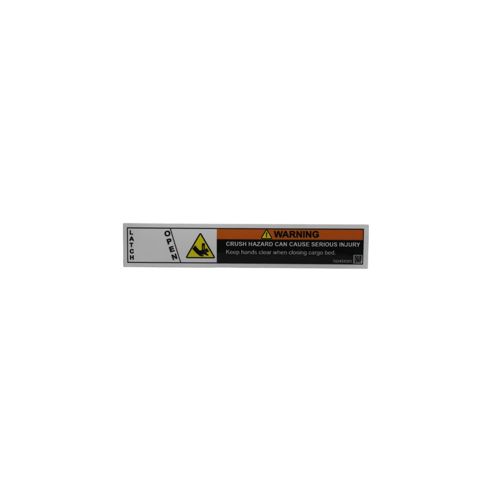 102459301 - DECAL, WARNING-CRUSH AREA